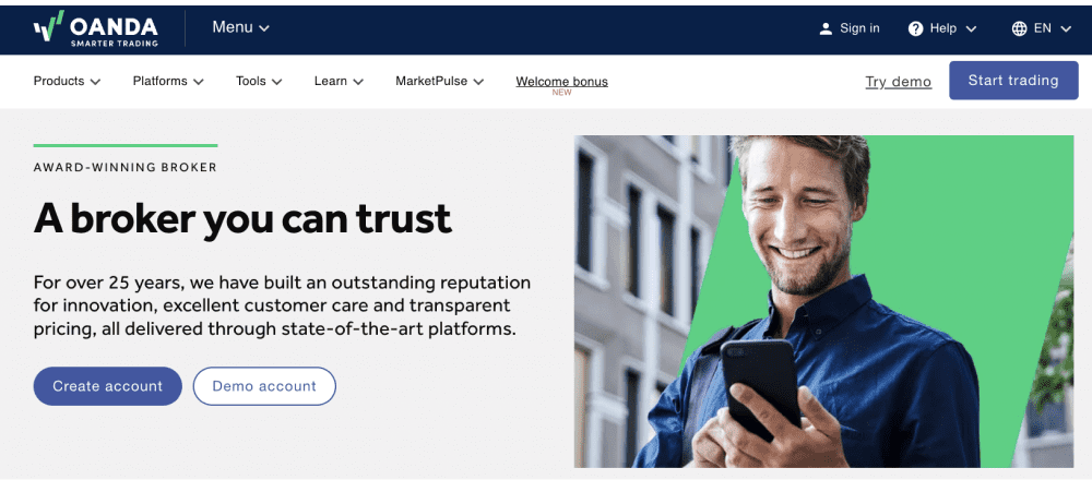 OANDA broker review