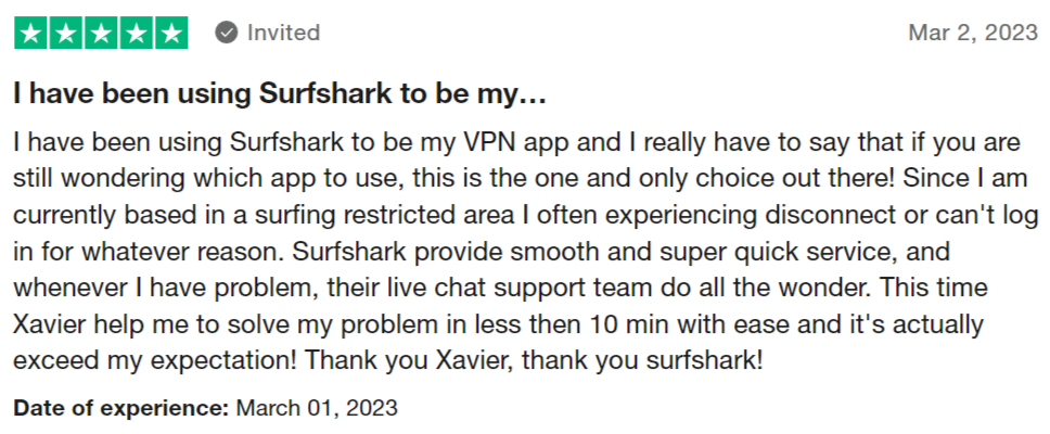 surfshark VPN georestrictions