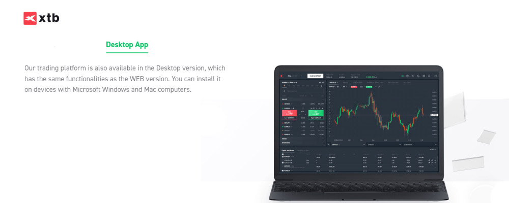 XTB xStation desktop version