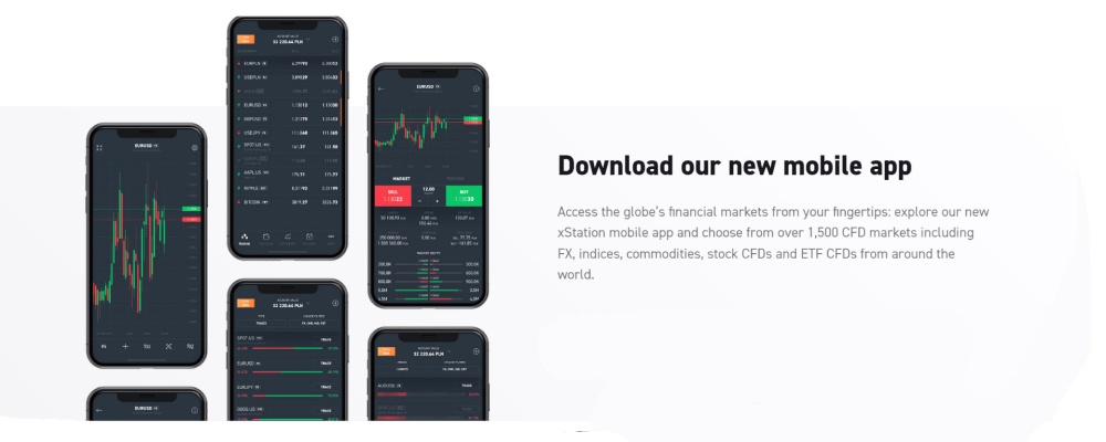 XTB xStation mobile app