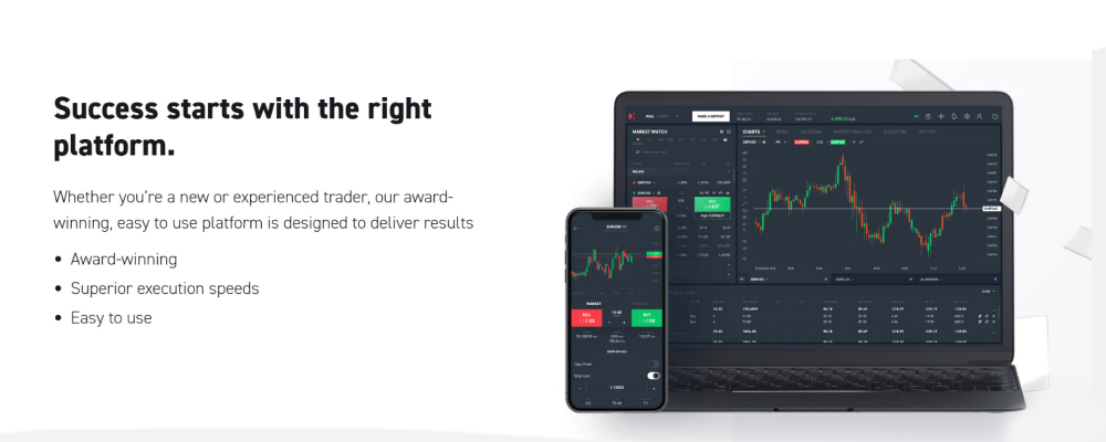 XTB xStation web-based platform