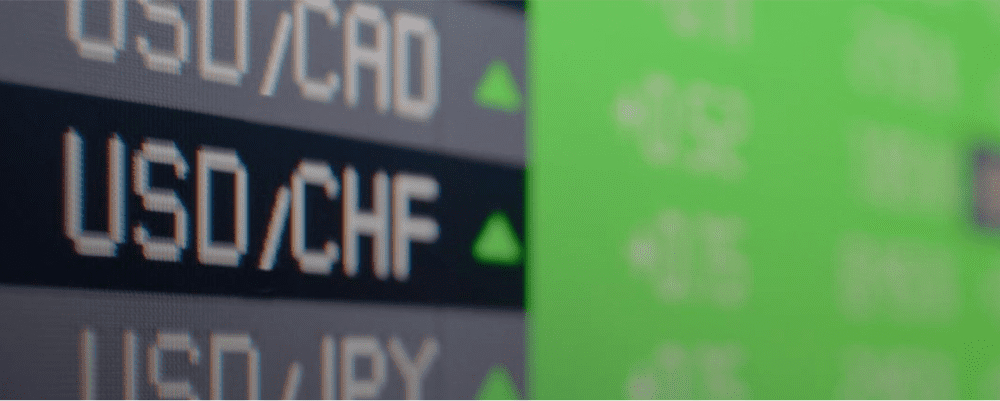 Benefits of trading USD:CHF