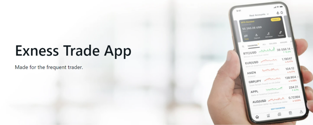 Exness Trade app