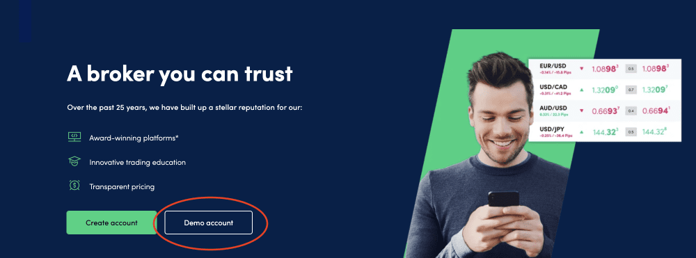 OANDA demo features