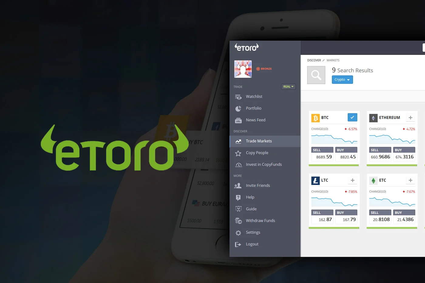 eToro adjusts Crypto CFD trading in Australia: important changes effective february 19, 2024