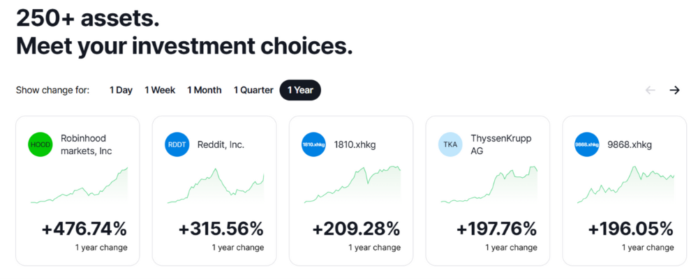 Exnova: assets to trade and invest