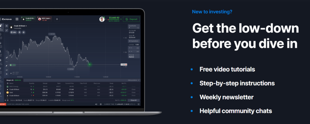 Exnova: education and support