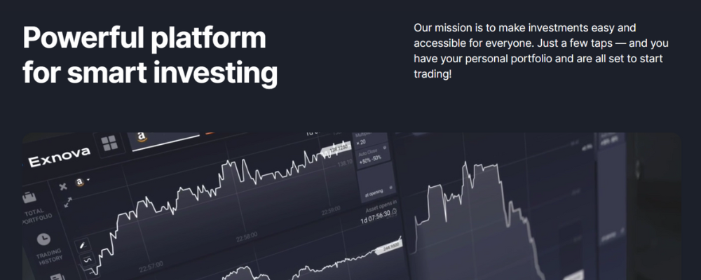 Exnova: trading platforms
