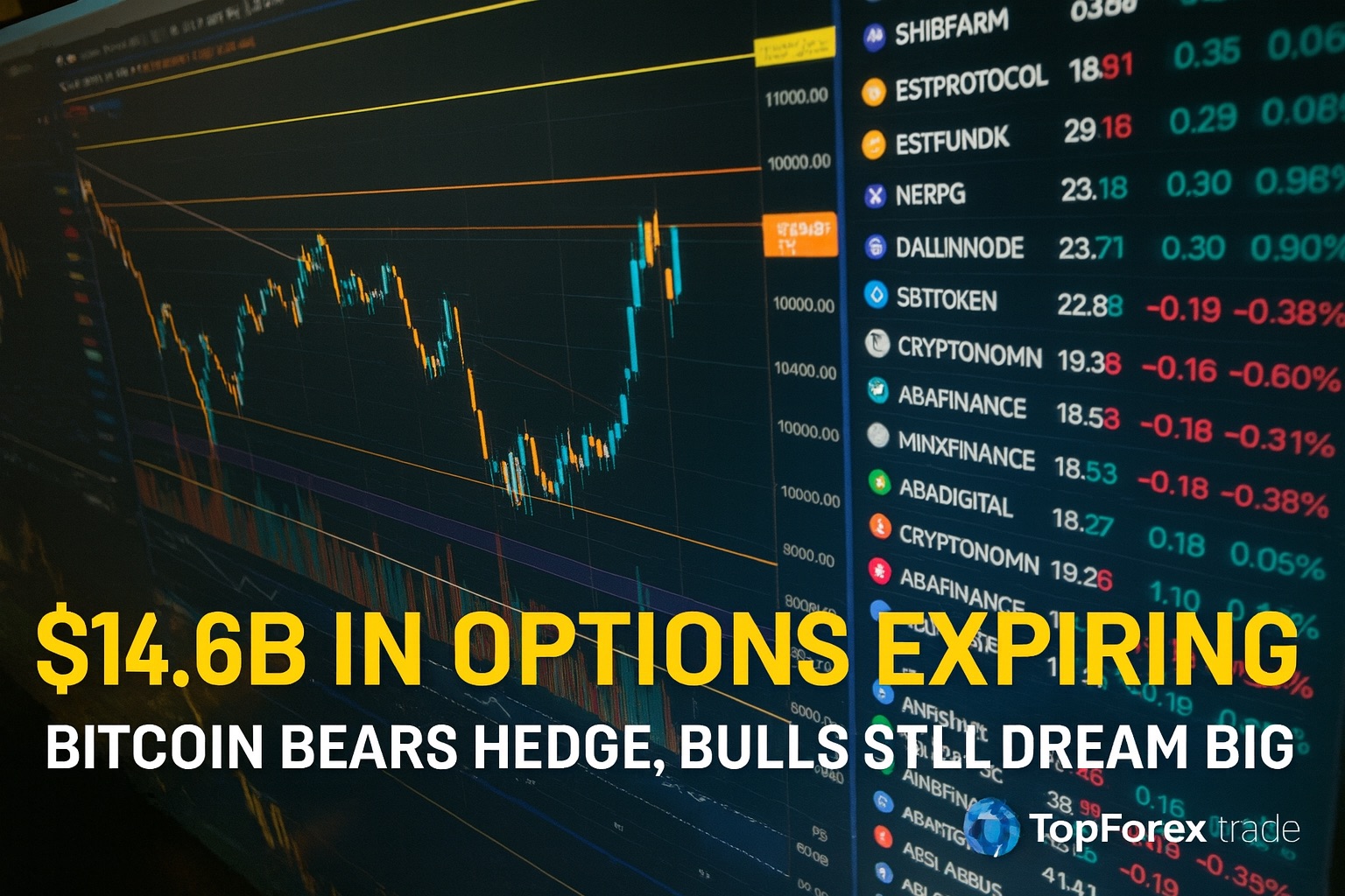 $14.6B in Options Expiring: Bitcoin Bears Hedge, Bulls Still Dream Big