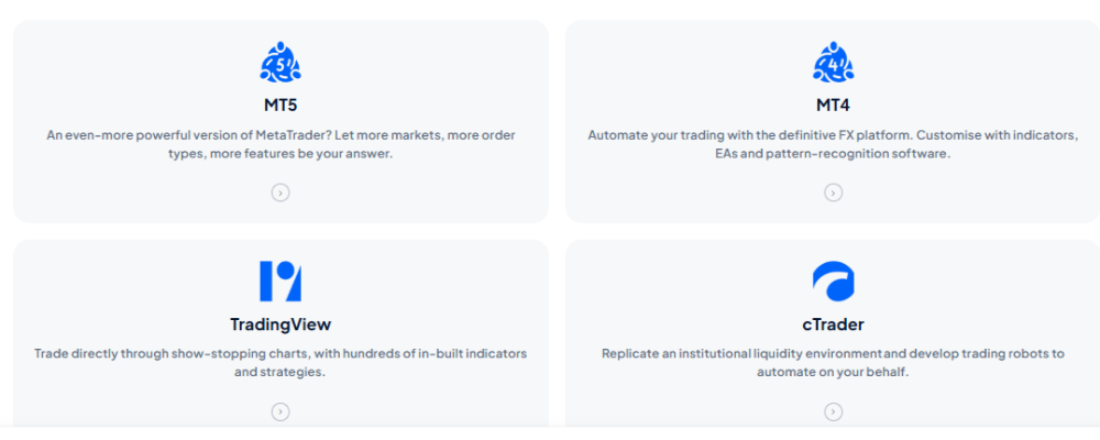 Pepperstone: trading platforms