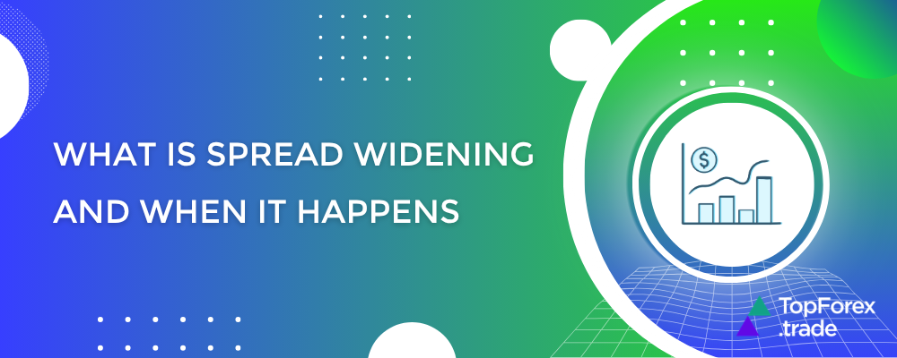 What is spread widening and when it happens